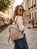 irisaa Damen Rucksack Daypack Tasche Umhänge Tasche Produktbild-Vorschau 4