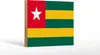 Holzschild Flagge Togos 18x12 cm Flag of Togo Dekoration Produktbild-Vorschau 2