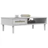 Couchtisch SENJA Rattan-Optik Weiß 100x55x33 cm Kiefernholz Produktbild-Vorschau 3