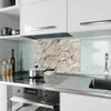 Küchenrückwand Spritzschutz Glas mit Motiv Abgeplatzte Produktbild-Vorschau 2