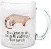 Mr. & Mrs. Panda Tee Tasse Nasenbär - Transparent - Produktbild-Vorschau 1