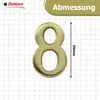 DOMINO Hausnummer Briefkasten Selbstklebend – 8 | 3D Produktbild-Vorschau 4