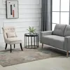 HOMCOM Relaxsessel, Sessel mit Rückenkissen, Loungesessel Produktbild-Vorschau 2
