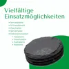 Schieferplatten 10x0,5 rund Untersetzer Tischplatz  10cm Produktbild-Vorschau 3