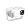 A white mini projector is shown on a white background. Produktbild-Vorschau