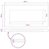 Rechthoekig Tafelblad 40 x 20 x 3,2 cm Rechthoekig Productafbeelding-voorbeeld 8