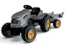 SMOBY Trattore XXL Grigio trattore a pedali con rimorchio Anteprima dell’immagine prodotto 6