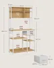 A diagram of a kitchen shelf unit with dimensions and weight capacities indicated. Náhled obrázku produktu
