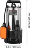 VEVOR 710W pompa sommergibile, 20000l/h, pompa per acque Anteprima dell’immagine prodotto 8