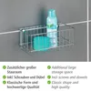 WENKO Scaffale da parete Bagno Cucina Scaffali Cestino Anteprima dell’immagine prodotto 5
