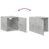 Wandschrank Betongrau 40x42,5x40 cm Holzwerkstoff Produktbild-Vorschau 8