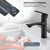 Homelody Wasserhahn Bad Schwarz +Universal Ablaufgarnitur Produktbild-Vorschau 4