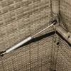VidaXL 365764, Kremowy, Rotang, Stal, 110 kg, Dorośli i Podgląd zdjęcia produktu 9