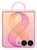 Samsung B8 Silicone Ring Magnet Violet custodia per Anteprima dell’immagine prodotto 8