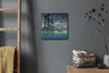 Coloray Uhr auf Leinwand 30x30 cm Wand Uhr Dekoration Produktbild-Vorschau 4