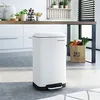 Odpadkový kôš, 30 l odpadkový kôš, oceľový pedálový kôš, s Náhľad obrázku produktu 2