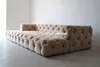 Chesterfield Design Couch Polster Sofas Textil Sofa Produktbild-Vorschau 2