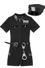 A police costume set laid out flat against a white background. Podgląd zdjęcia produktu