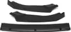 Three black car aerodynamic spoilers or diffusers shown from a slightly elevated front angle against a white background. Náhled obrázku produktu
