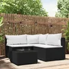 Set salotto da giardino con cuscini Poly Rattan Set di Anteprima dell’immagine prodotto 3