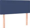The Living Store Kopfteil Blau 100x5x78/88 cm Stoff Produktbild-Vorschau 2