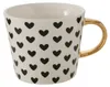 Porcelánový hrnek se zlatým uchem, FAYETTE, 310 ml Náhled obrázku produktu 1