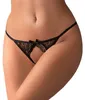 OBSESSIVE Miamor Panty Crotchless Open Bottom Nero S/M Anteprima dell’immagine prodotto 18