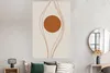 MuchoWow® Poster Linien - Kreis - Braun 120x180 cm - Produktbild-Vorschau 4