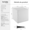 Lampe cube LUMINOUS CUBE avec ampoule LED et télécommande - Voir les images du produit 6