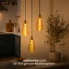 Lumière décorative LED 'Glow', 5 warmw. LED, verre ambre Voir les images du produit 8