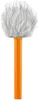 Rode Handadapter Interview GO Orange mit Fell-Windschutz Produktbild-Vorschau 2