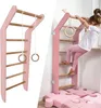 Sprossenwand Toddler Rosa | Kinderzimmer Holz Kinder Produktbild-Vorschau 2