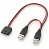 D59 USB-A zu SATA 15-Pin Stromkabel Adapter für 2,5 Zoll Produktbild-Vorschau 3