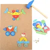 Small Foot 3944 Hämmerchen-Spiel, bunt, 229-teilig (1 Set) Produktbild-Vorschau 2
