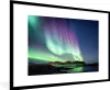 MuchoWow® Gerahmtes Poster Nordlicht - Grün - Lila - Produktbild-Vorschau 1