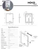 HOKO Specchio da parete LED 50x70 cm - Specchio da bagno Anteprima dell’immagine prodotto 9