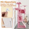 Yaheetech Kratzbaum 146 cm Katzenbaum mit 2 Katzenhöhlen & Produktbild-Vorschau 5