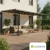 Juskys Terrassenüberdachung Borneo 5,5 x 3 m – Aluminium Produktbild-Vorschau 7