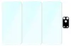 Three screen protectors and a camera lens protector for a smartphone. Produktbild-Vorschau