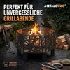 MetaloPro Hexa Cell Feuerschale sechseckig – Feuerstelle Produktbild-Vorschau 5
