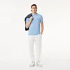 Polo azzurro Lacoste Classic Fit Anteprima dell’immagine prodotto 14