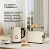 Klarstein Victoria Toaster Wasserkocher Set, Retro Design, Produktbild-Vorschau 3