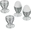 Kela Eierbecher Globul Metall verchromt 4tlg 6cm 5cmØ, Produktbild-Vorschau 1