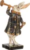 Clayre & Eef Figur Kaninchen 8x4x12 cm Schwarz Weiß Produktbild-Vorschau 1