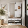 INONEFT Flurgarderobe met spiegel, garderobekast voor de Productafbeelding-voorbeeld 1