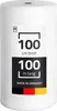 A roll of white foam packaging material with a label indicating its dimensions and origin. Produktbild-Vorschau