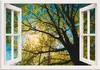ARTland Wandbild Alu für Innen & Outdoor Fensterblick Produktbild-Vorschau 1