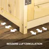 Outsunny Gartenschrank Holz Geräteschuppen 4 Fächer mit Produktbild-Vorschau 7