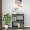 vidaXL Bücherregal Grau 60x35x71 cm Massivholz Kiefer -  Produktbild-Vorschau 4