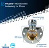 tecuro Wandscheibe mit Innengewinde Rp 1/2 Zoll x 3/8 Zoll Produktbild-Vorschau 4